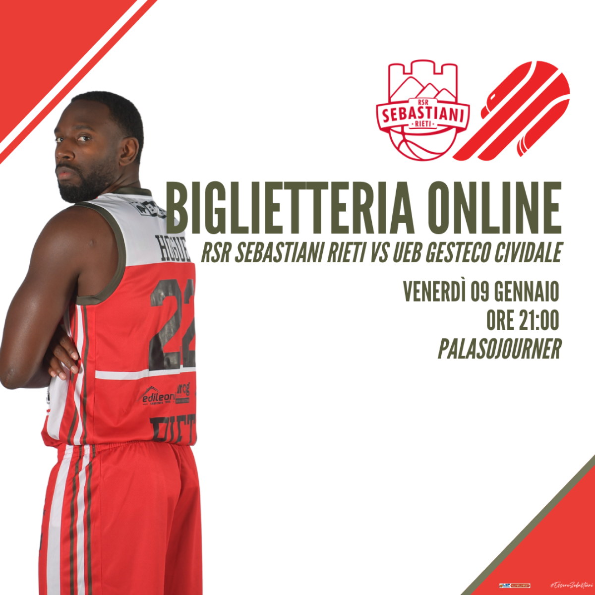 RSR SEBASTIANI RIETI vs GESTECO CIVIDALE