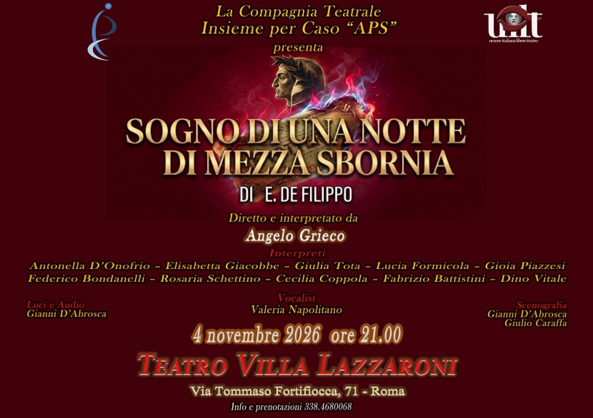 SOGNO DI UNA NOTTE DI MEZZA SBORNIA
