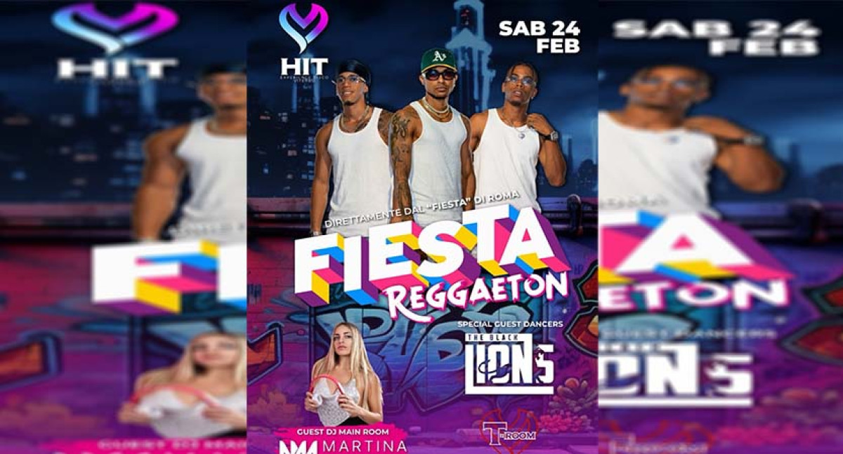 SAB 24 FEB | FIESTA REGGAETON