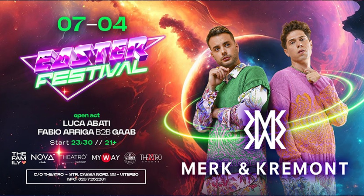 VEN 7 APR | EASTER FESTIVAL - Merk & Kremont