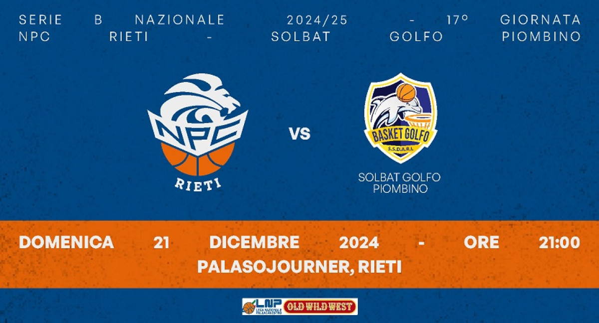 NPC vs BASKET GOLFO PIOMBINO