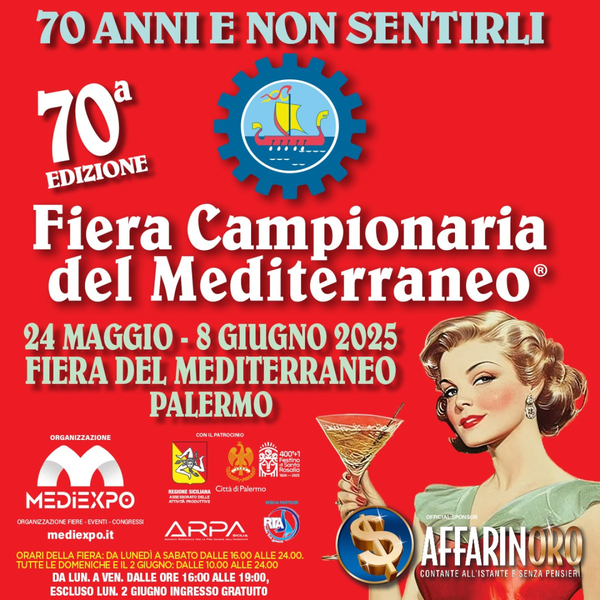 FIERA DEL MEDITERRANEO - Ed. 70 | Mer 04