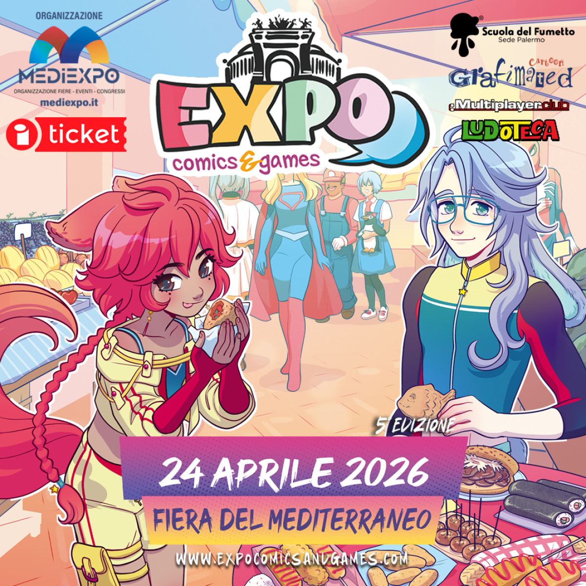 EXPO COMICS AND GAMES | VEN 24/04