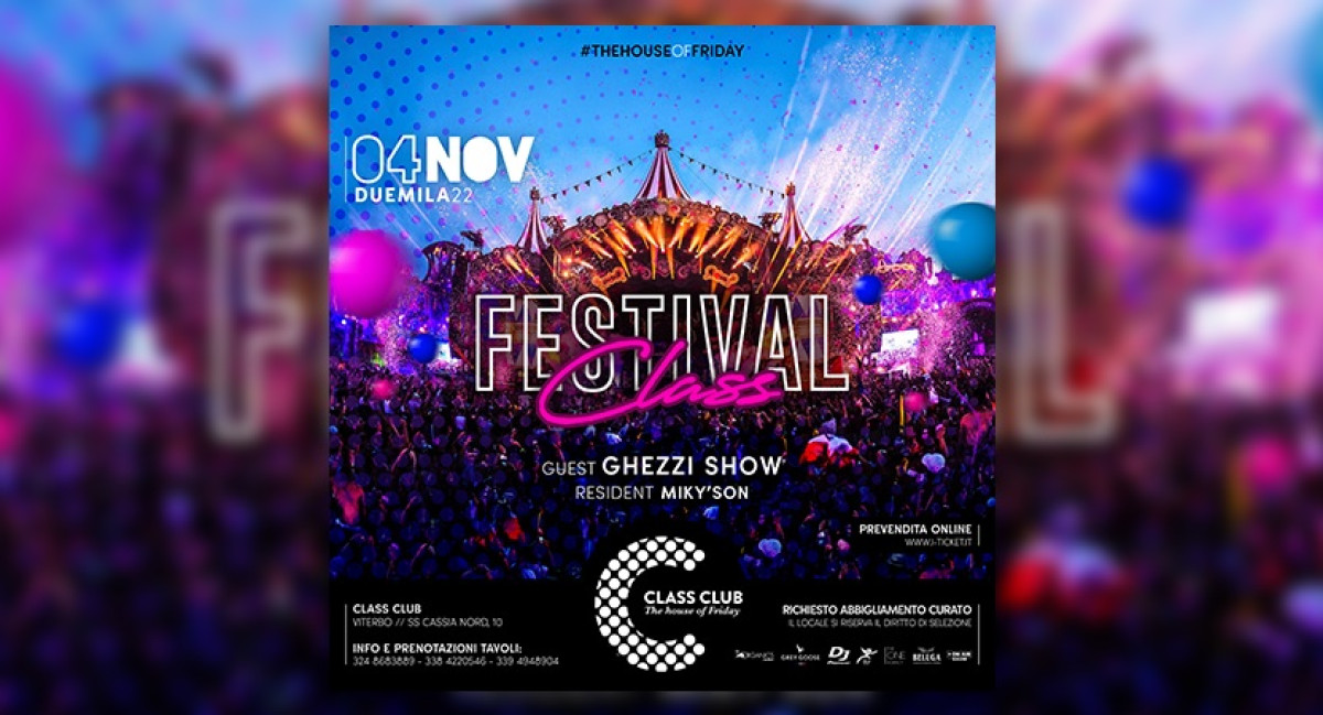 VEN 04 NOV | GHEZZI SHOW