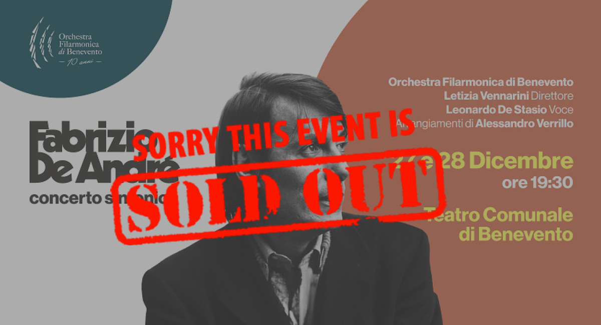 FABRIZIO DE ANDRE' - CONCERTO SINFONICO - 27/12
