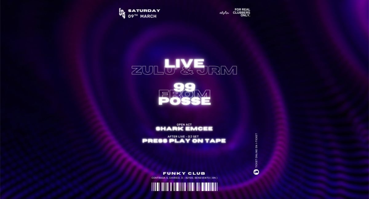 LIVE ZULU' & JRM FROM 99 POSSE