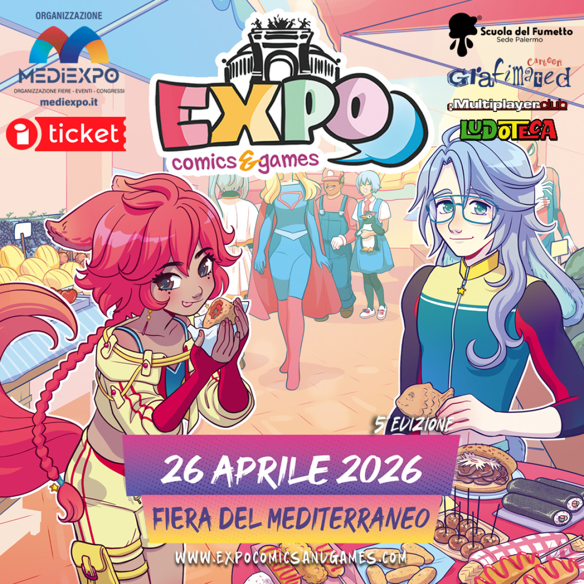 EXPO COMICS AND GAMES | DOM 26/04