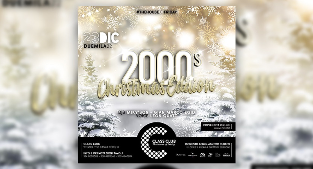 VEN 23 DIC | 2000'S