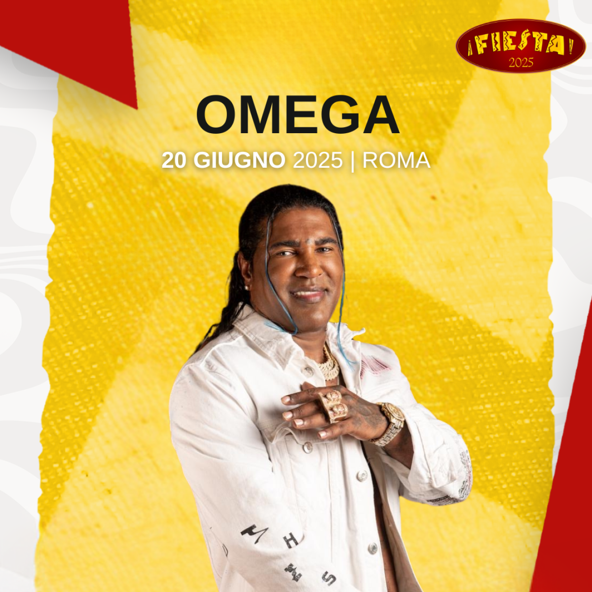 Omea Roma PREVENDITA UFFICIALE BIGLIETTI | OMEGA | FIESTA | ROMA | OFFICIAL BOX ...