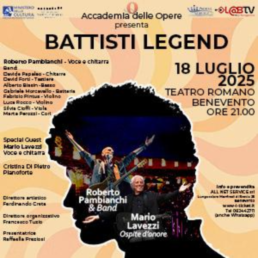 BATTISTI LEGEND - R. Pambianchi Band & Mario Lavezzi