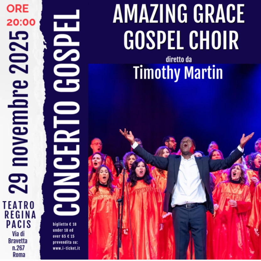 AMAZING GRACE GOSPEL CHOIR - CONCERTO GOSPEL