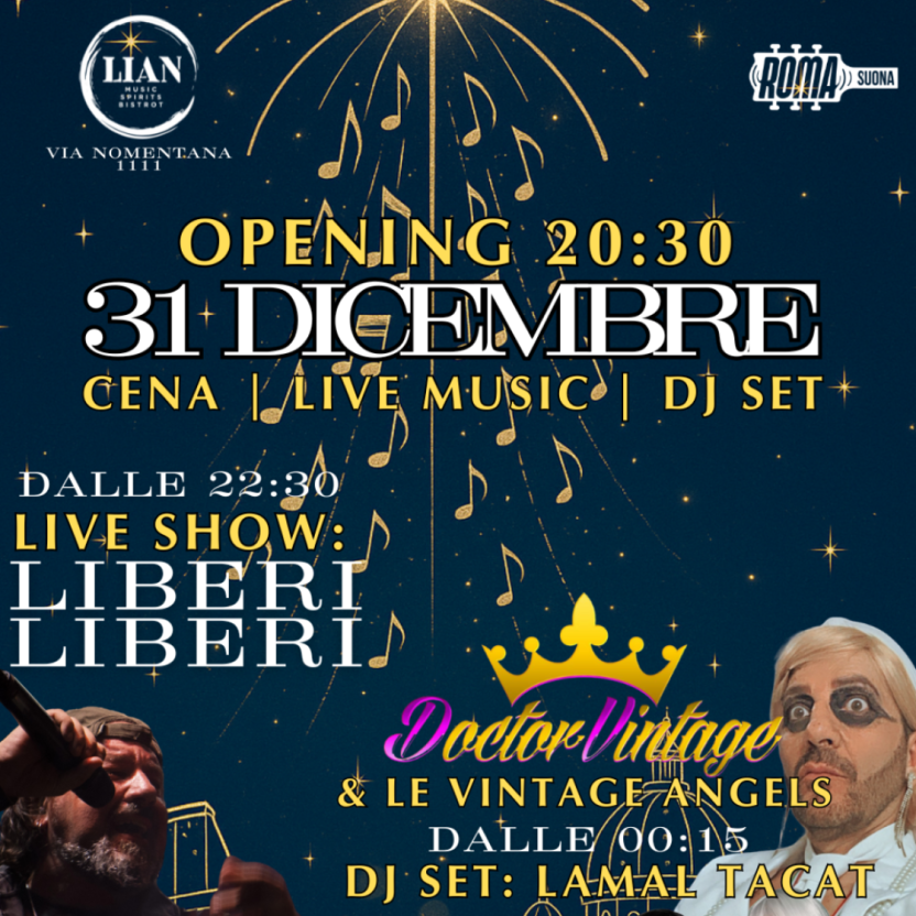 Roma Suona x Lian club NYE 2026