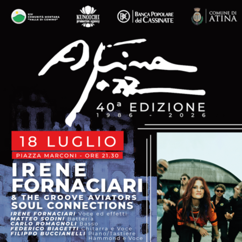 IRENE FORNACIARI & THE GROOVE AVIATORS | ATINA JAZZ 2026