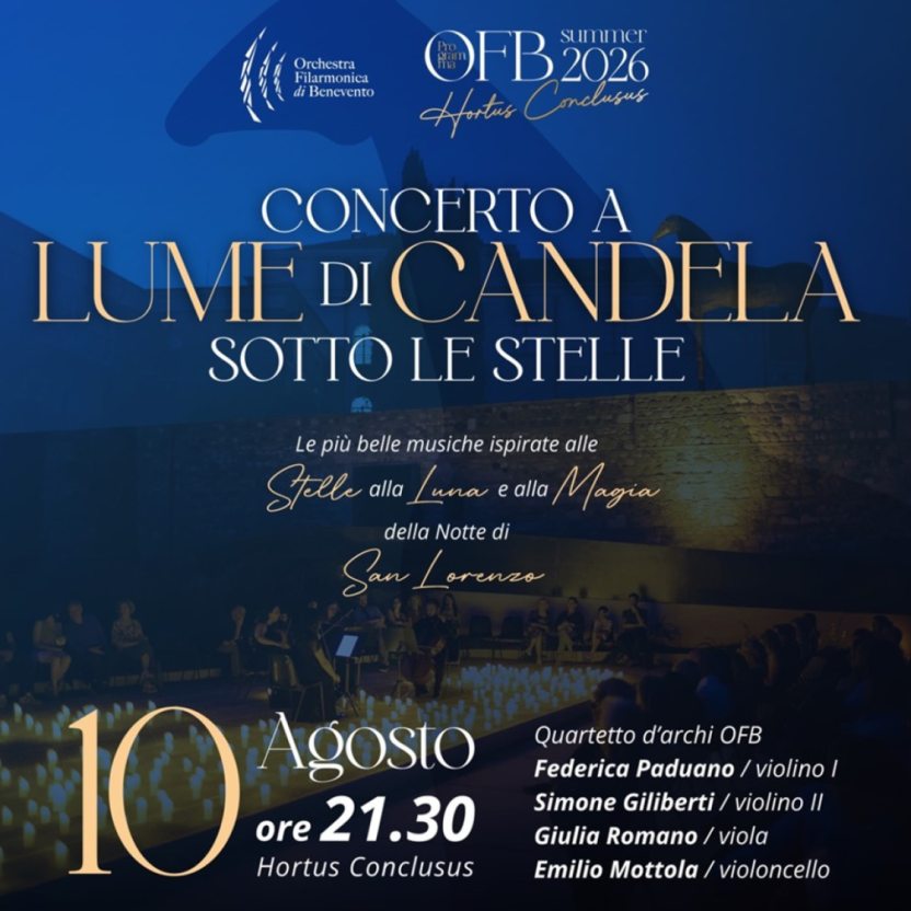 CONCERTO A LUME DI CANDELA - Sotto le stelle