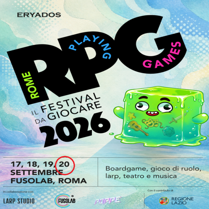ROME PLAYING GAMES | DOM. 20 SEPT.