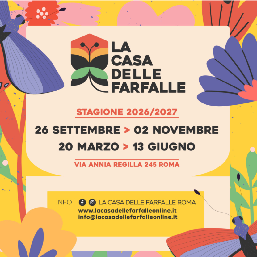 LA CASA DELLE FARFALLE 2026/27 | BIGLIETTO OPEN